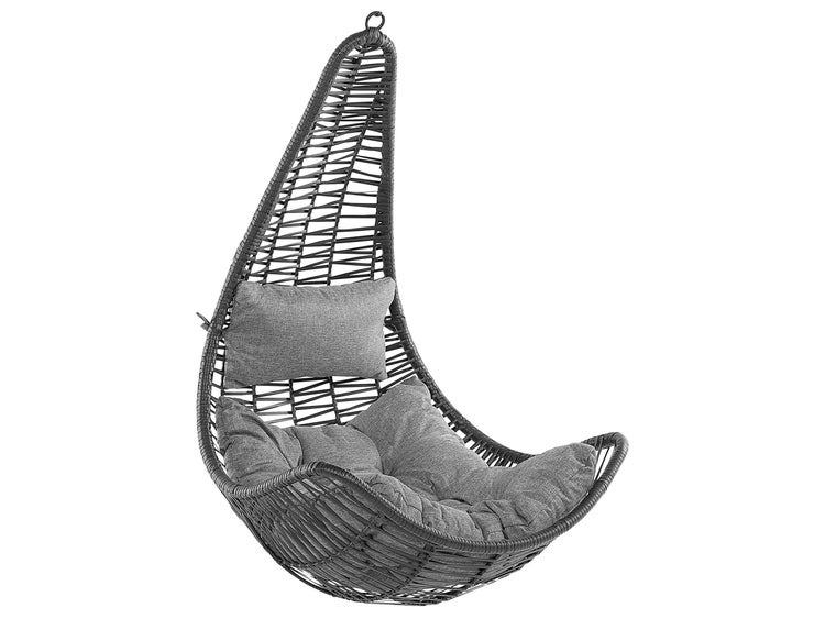 Hängesessel ATRI II Polyrattan Schwarz