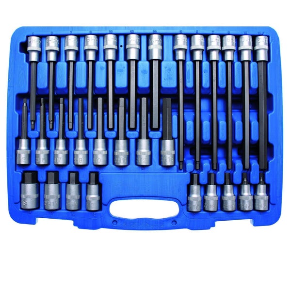 Steckschlüssel Set im blauen Kasten