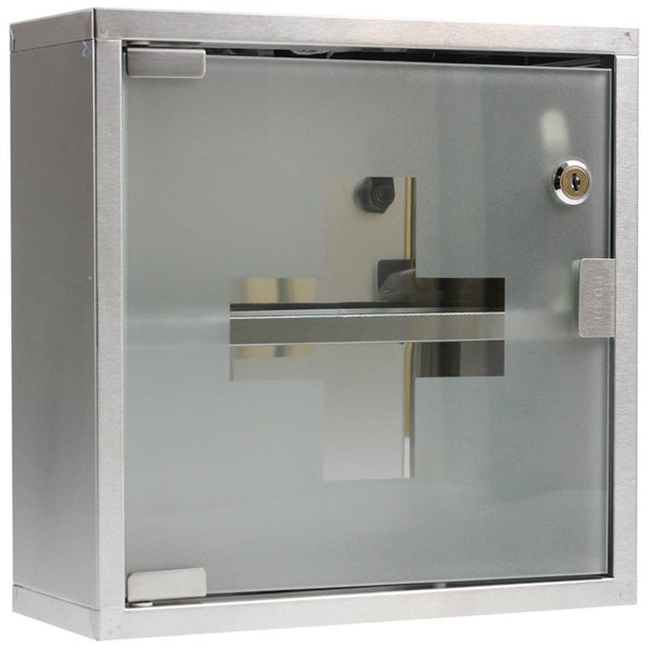 Medizinschrank / Arzneischrank im Klassischen Design aus rostfreiem Edelstahl