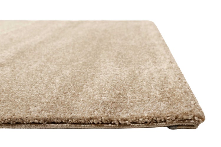 Teppich Sand Beige Kurzflor Lido Homie Living 80x150 cm