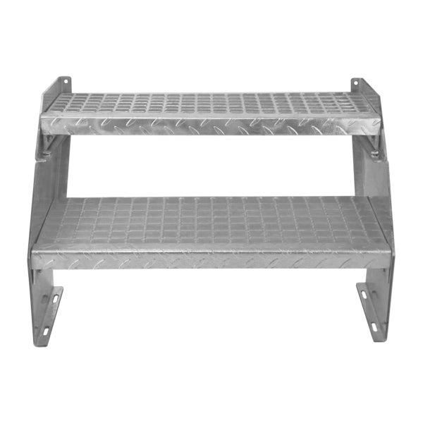 Verstellbare Zweiteilige Verzinkter Stahl Treppe – 600mm breit