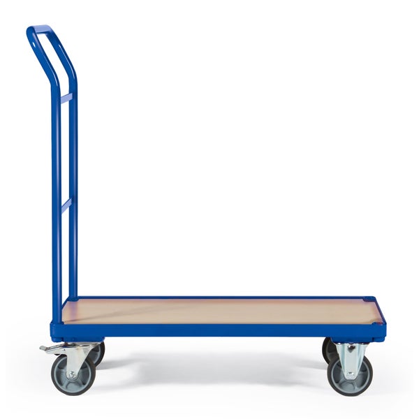 Sackkarre mit Holzplattform und vier Rädern