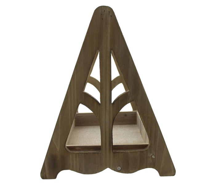 FRANK FLECHTWAREN | Tablett Vintage, HOLZ, 31 x 26 x 31 cm