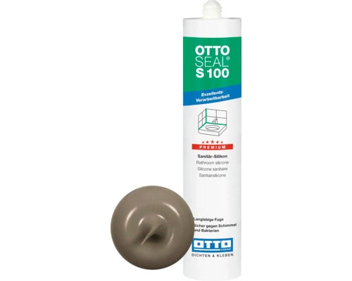 OTTOSEAL S 100 Sanitärsilikon C18 sanitärgrau 300 ml