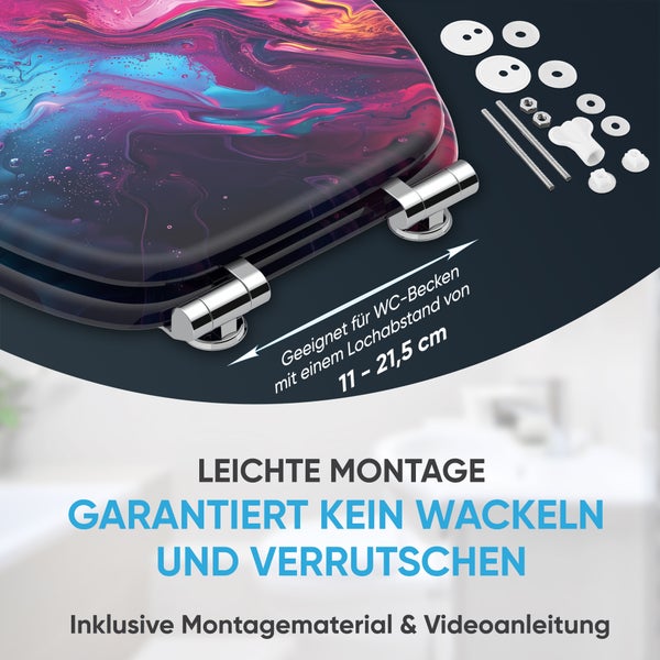 WC-Sitz mit Absenkautomatik Lumen