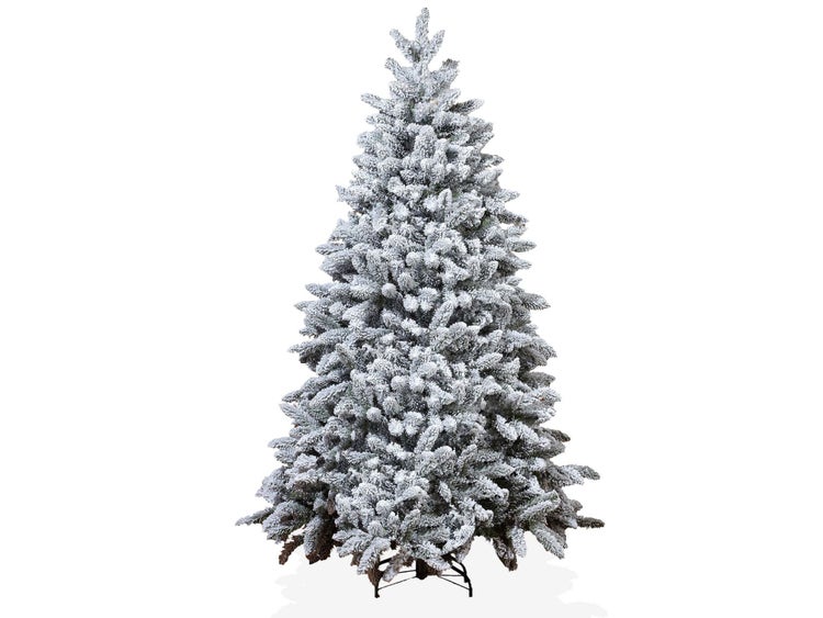 Geschmückter künstlicher weihnachtsbaum mit 120 Stk Kugeln SOFT TONES 270 cm mit Metallständer