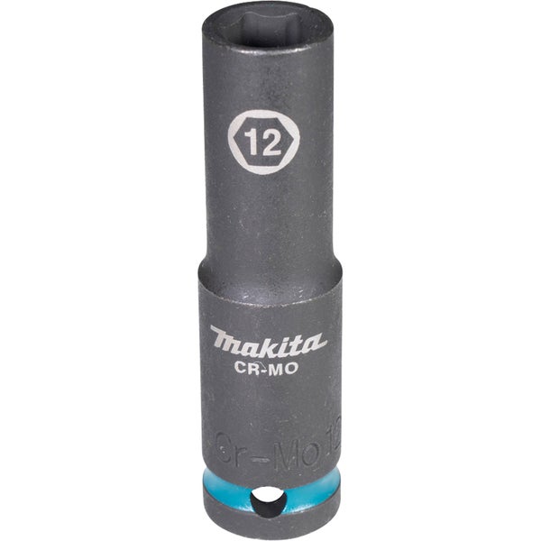 Makita E-16433 Steckschlüssel 1/2 SW12 Impact Black lang