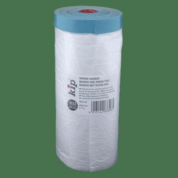Kip Gewebe Masker mit Klebeband und Abdeckfolie 2600 Millimeter mal 17 Meter