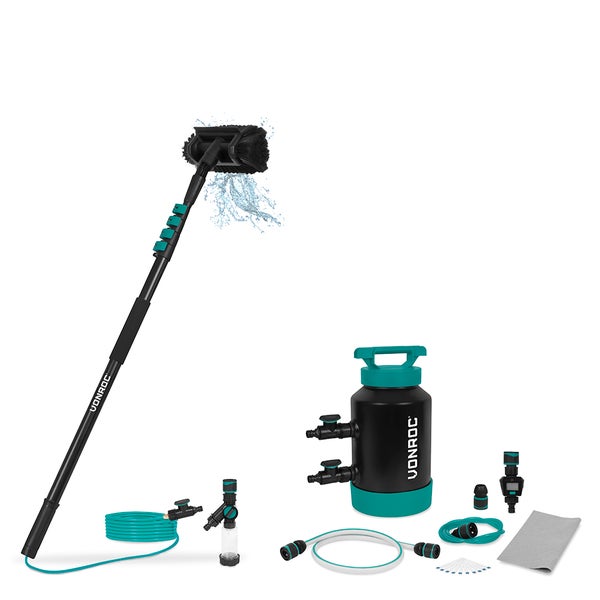 Vonroc Teleskop-Waschbürste mit Reinigungsgeräte-Set