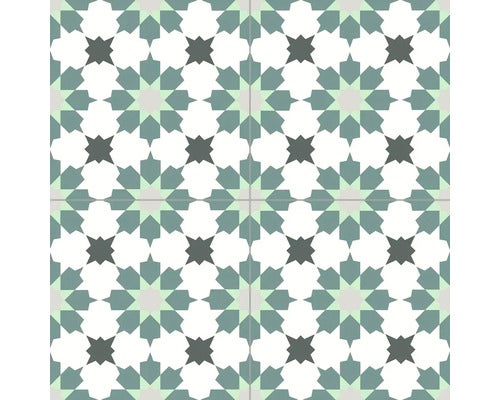 Zement Wand- und Bodenfliese Safi 8259 20x20x1,6 cm