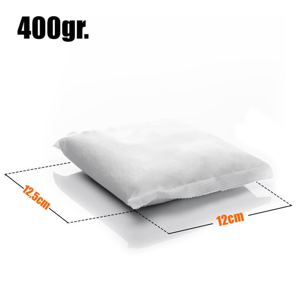 BigDean 12x 400g Luftentfeuchter Nachfüllpack Feuchtigkeitskiller Feuchtigkeits-Stopper Nachfüll-Beutel Granulat - Universelle Ersatzbeutel passen auch für Ultra Fresh Luftentfeuchter