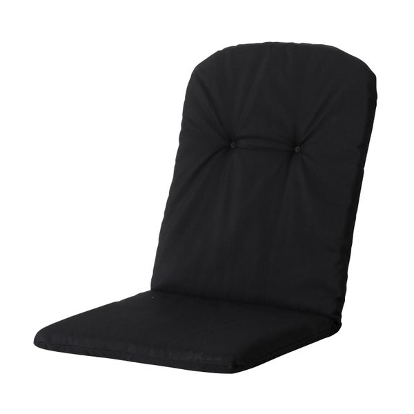 Stuhlauflage Stapelstuhl Panama schwarz - Ca. 96x45 cm - 4er-Set