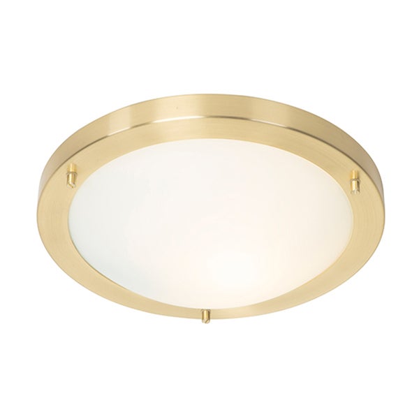 Moderne Deckenleuchte gold 31 cm IP44 - Yuma