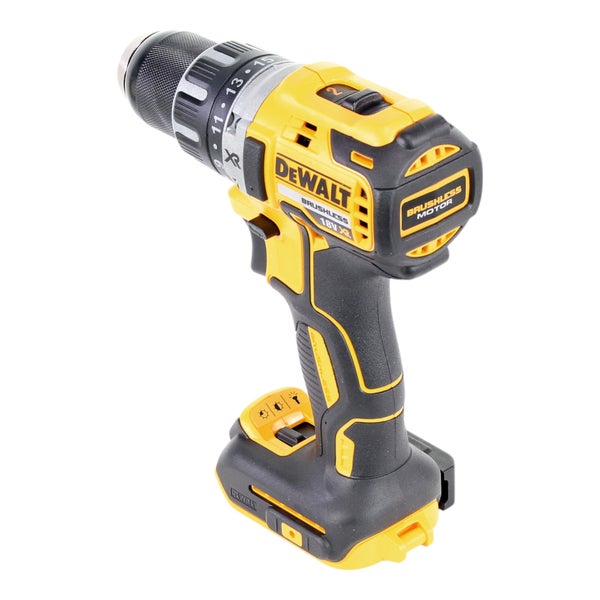 DeWALT Akku-Bohrschrauber mit bürstenlosem Motor, 18 Volt XR Serie, ergonomischer Griff und DeWALT Logo