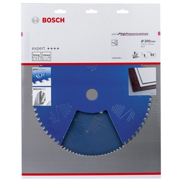 Bosch Kreissägeblatt Expert for High Pressure Laminate für Kapp- und Gehrungssägen 300 x 30 x 3,2 mm 96 - 2608644362