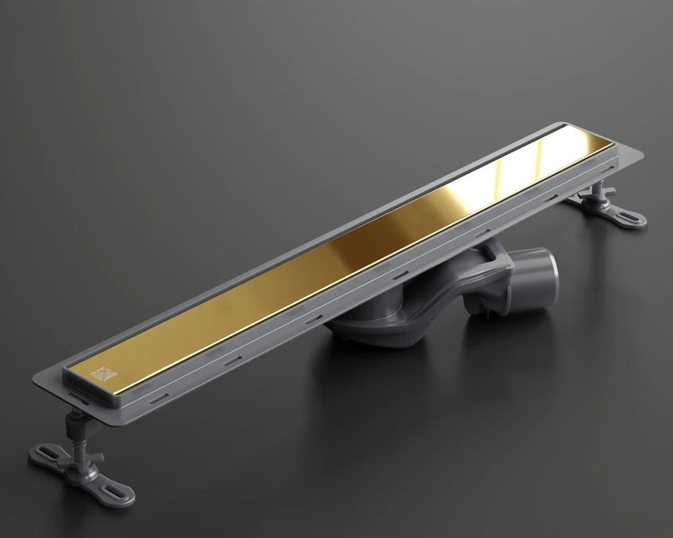 Duschrinne mit Abfluss und verstellbaren Füßen