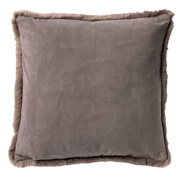 Zaya Kissenbezug - Bont look 45x45 cm, Braun