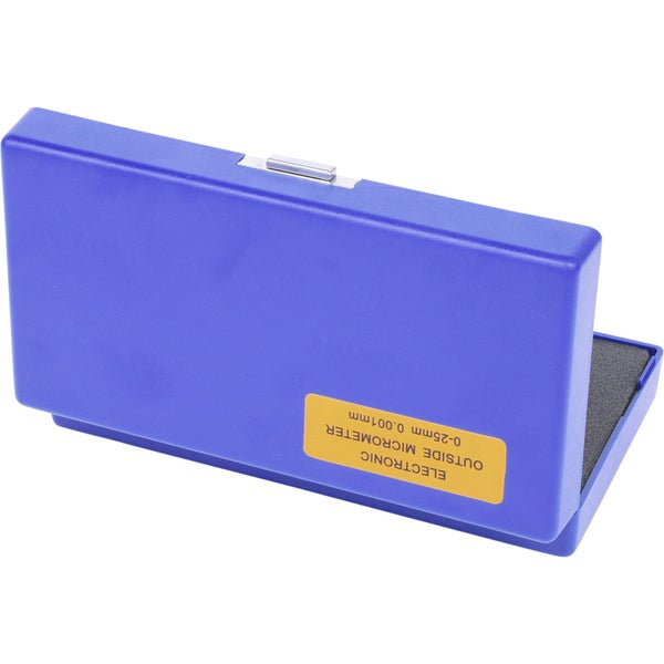 Elektronisches Außenmikrometer 0-25 Millimeter im Aufbewahrungskasten