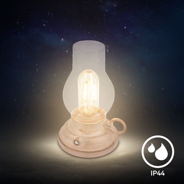 LED Tischlampe Akku LED Tischleuchte Dimmbar Kabellos Touch Warmweiß Terrasse