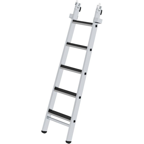 Leiter mit fünf Stufen und rutschfesten Trittflächen