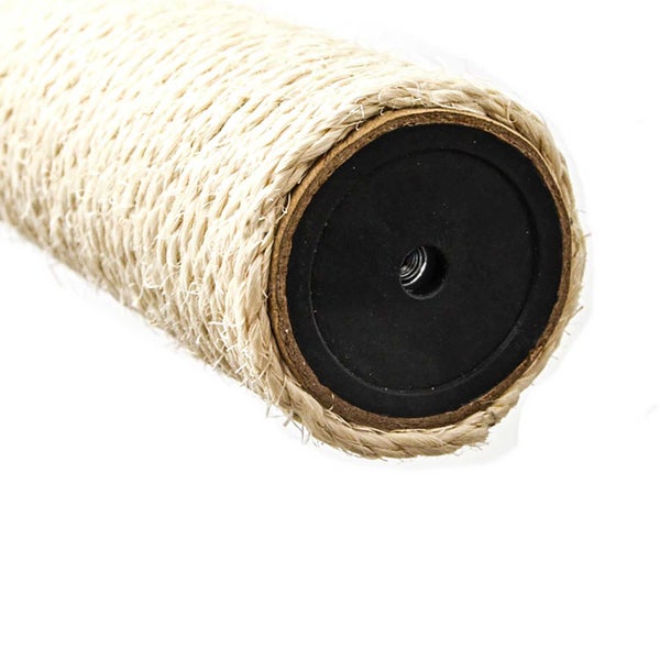 Kratzstamm Ersatzteil aus Sisal für Katzenkratzbaum mit Gewindeanschluss