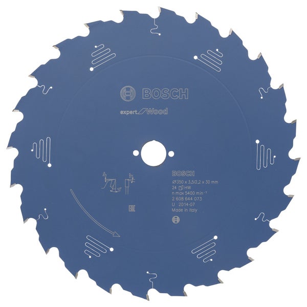 Bosch Kreissägeblatt Expert for Wood für Handkreissägen 350 x 30 x 3,5 mm 24 - 2608644073