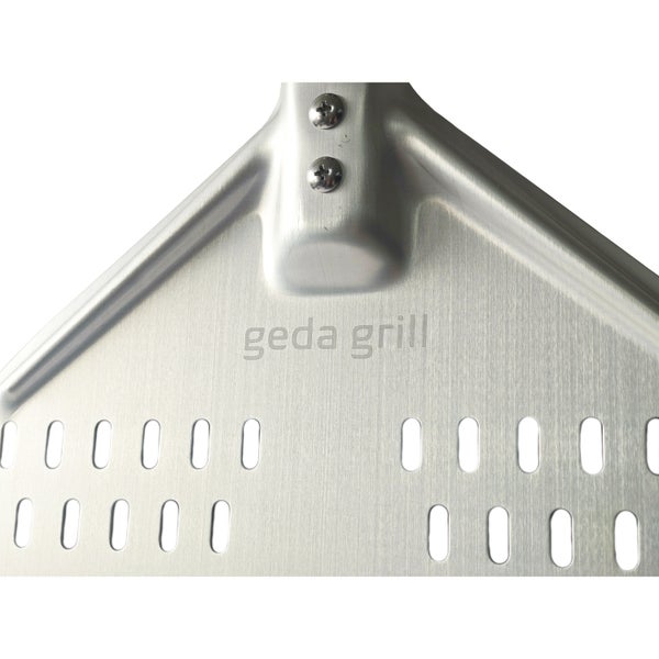 GEDA Grill Curva Aluminium Pizzaschieber 30cm, eloxiert, perforiert, abnehmbar