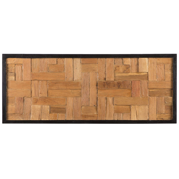 Wandobjekt TOLUCA Teakholz 40 cm Braun