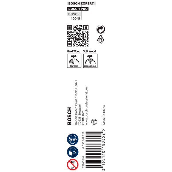 Bosch PRO Wood Holzschlangenbohrer 12 x 170 x 235 mm - 2608597626