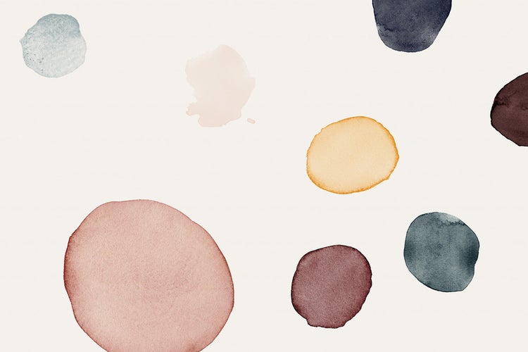 Illustration mit abstrakten Kreisen