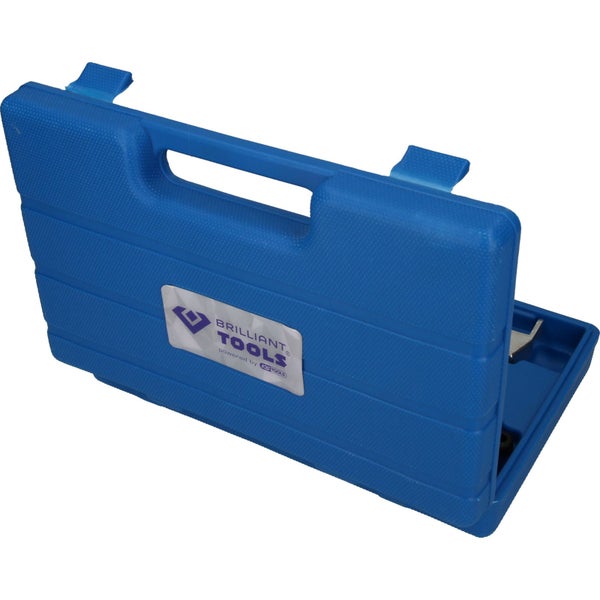 Blauer Werkzeugkoffer aus Kunststoff von Brilliant Tools