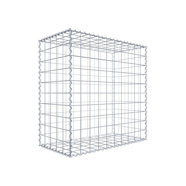 Gabione 100 cm x 100 cm x 50 cm (L x H x T), Maschenweite 10 cm x 10 cm, Spirale