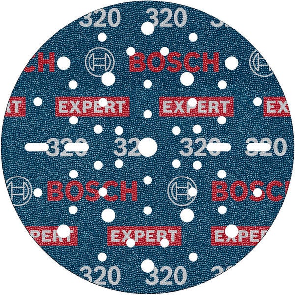 Schleifpapier mit einer Körnung von 320 und einem Durchmesser von 150 Millimeter