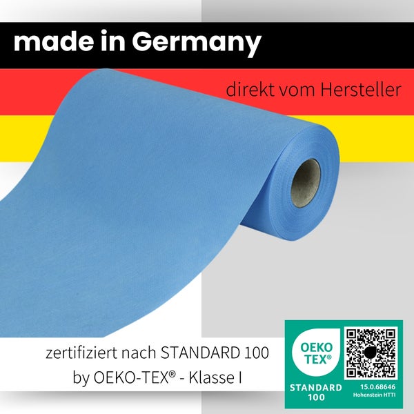 Sensalux Tischläufer, Länge: 25m, stoffähnliches Vlies, Breite: 30cm, Hellblau