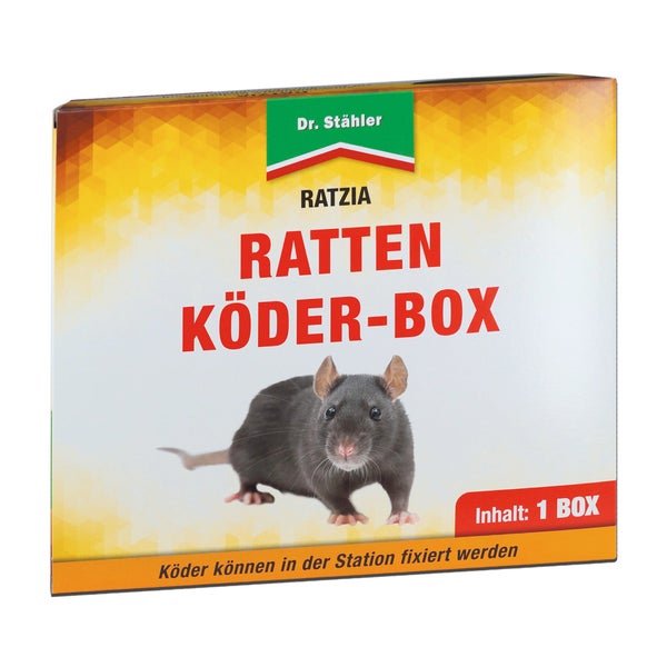 Ratzia Rattenköder-Box – Abschließbare Köderstation für Rattenköder & Rattenblöcke – Sicher für Kinder & Haustiere – Wiederverwendbar & wetterfest – Für Innen- & Außenbereich