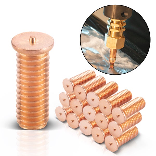 STAHLWERK 2 x Schweißbolzen M6 100er Set Ausbeulspotter Smart Repair Spotter