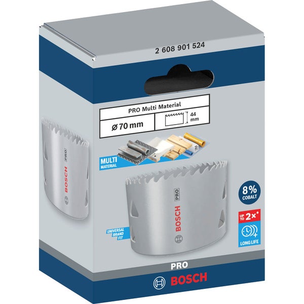 Bosch PRO Multi Material Lochsäge 70 mm mit Gewinde - 2608901524