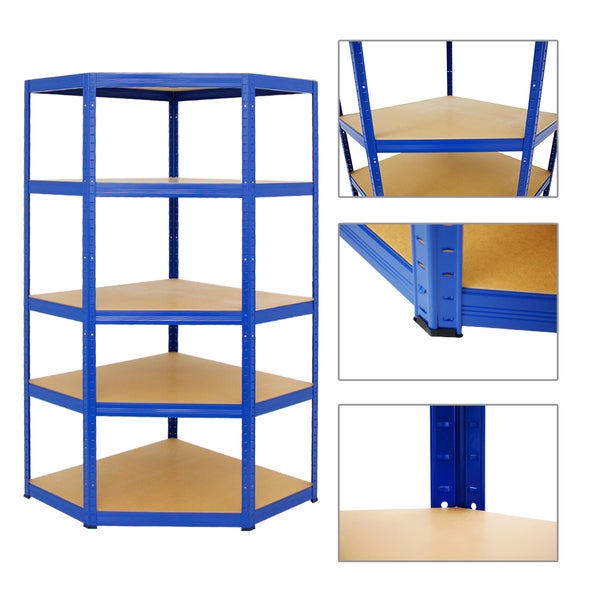 PROREGAL Mega Deal 1x Eckregal & 2x Schwerlastregal Slim Elephant S Fachlast 250 & 350 kg Blau