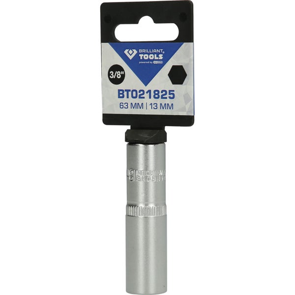 Brilliant Tools Steckschlüssel-Einsatz, 3/8 Zoll, 63 Millimeter