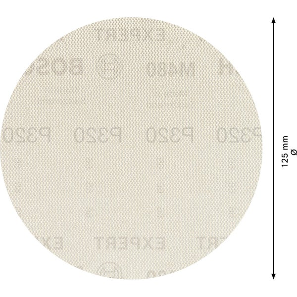 Bosch 5x Expert M480 Schleifnetz für Exzenterschleifer 125 mm G 320 - 2608900678