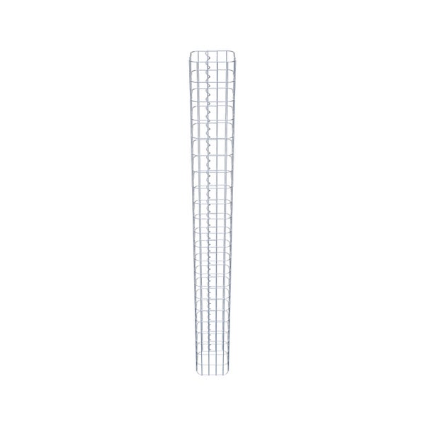 Gabionensäule 22 x 22 cm, MW 5 x 10 cm eckig - Höhe: 2,20 m