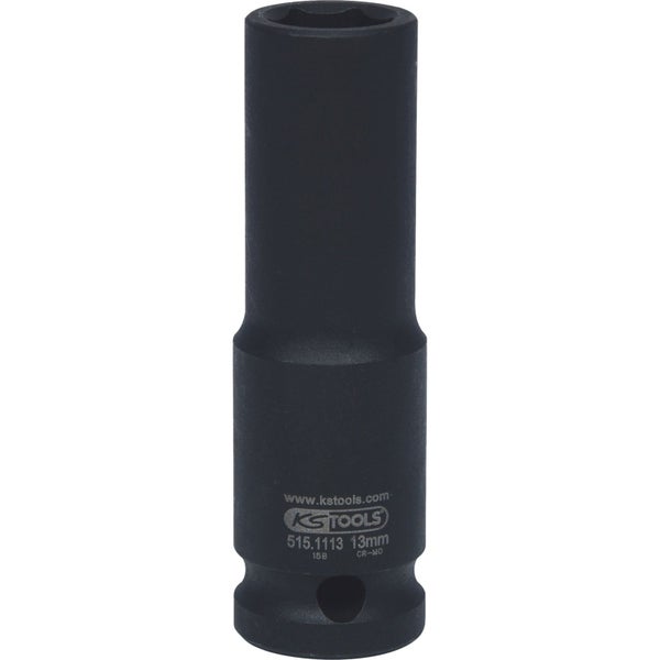 KS TOOLS 1/2 Sechskant-Kraft-Stecknuss lang 13 mm - 515.1113