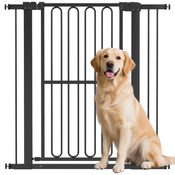 Schutzgitter für Haustiere mit Golden Retriever