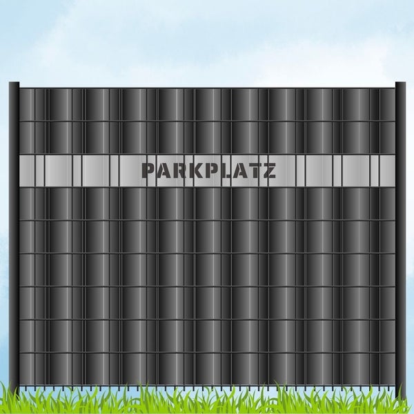 Parkplatz-Zaun zur Abgrenzung