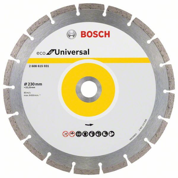Bosch Logo Diamanttrennscheibe Universal, Durchmesser 230 Millimeter