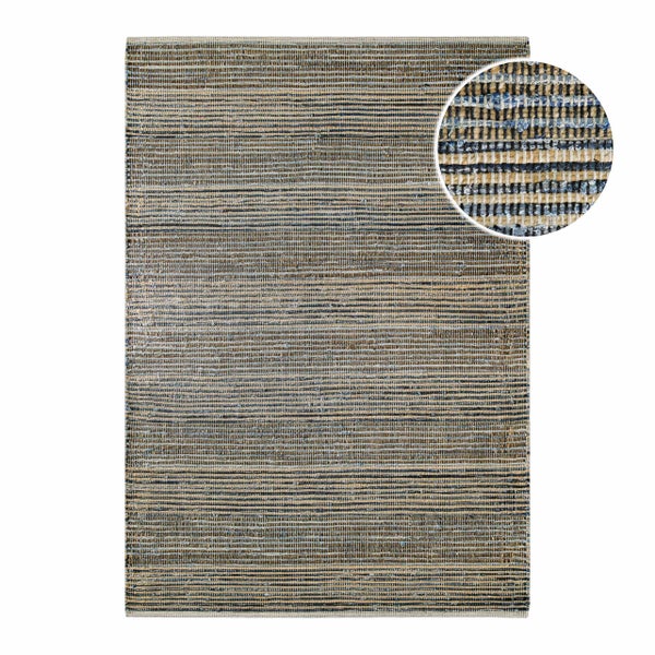 Handwebteppich Denim Blau Denim Feels WECONhome 140x200 cm
