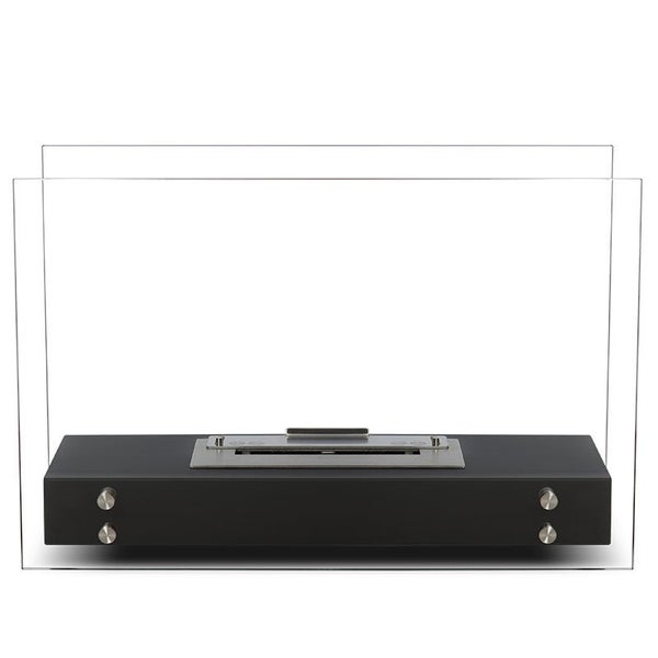 Ethanolkamin mit Glasscheiben