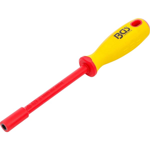 BGS VDE-Steckschlüssel-Schraubendreher Sechskant SW 6 mm Klingenlänge 125 mm - 71086