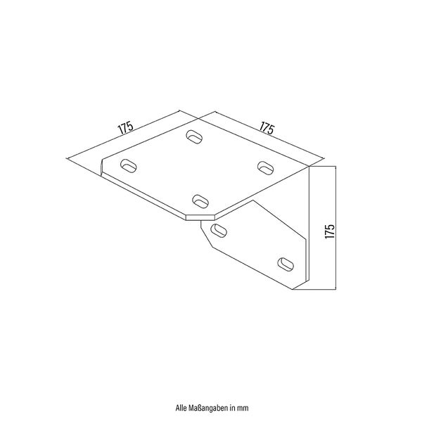 Home Deluxe - Deckenhalterung ERA für Markisen - 3 Stück, Farbe: Weiß, inkl. Dübel I Terrassenüberdachung Sonnenschutz Windschutz
