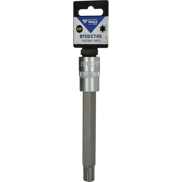 Brilliant Tools Steckschlüssel Einsatz, circa 140 Millimeter Länge, M13